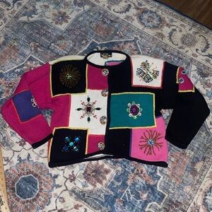 Vintage- super rare Lisa Nichols cardigan - medium
